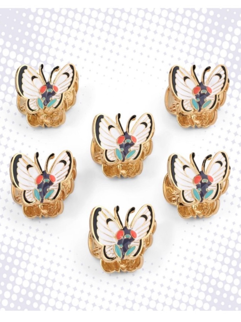 Butterfree Hair Clips 6pc - Pokémon x Target